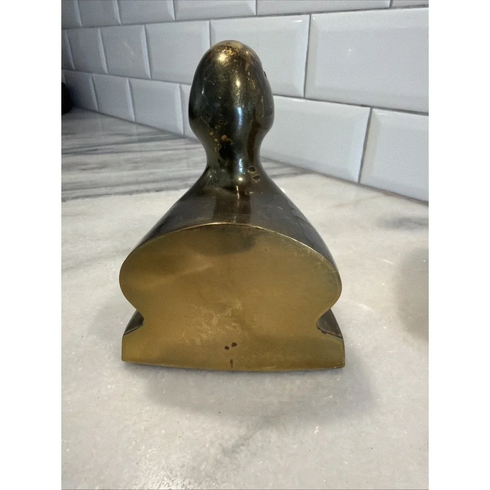 Vintage Carolina Brass‎ Duck Bookends ES0021